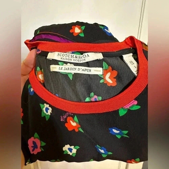 Scotch & Soda Le Jardin Dโapus size small floral sporty dress - Picture 3 of 5